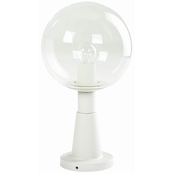 Sokkelarmatuur TYPE NO 0538 rond E27 IP44, wit dimbaar