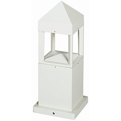 Sokkelarmatuur TYPE NO 0599 dimbaar, indirect IP44, wit dimbaar