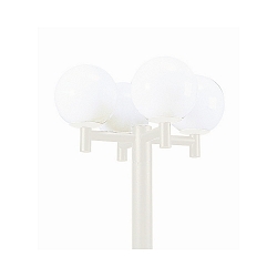 Outdoor Top � 6cm for 4 Ball luminaires (35/45cm), Type No. 1017, white