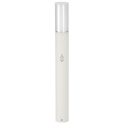 Bollard light Type No. 2269 with motion detector (Type No. 2070), height 90cm, E27 max. 20W,  stainless steel, white