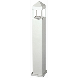 Lichtpaal TYPE NO 2299 hoekig, dimbaar IP44, wit mat
