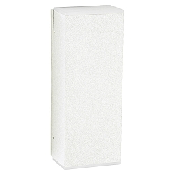 Wandarmatuur voor buitenshuis TYPE NO 2491 tweezijdig GU10 IP44, transparant, wit dimbaar
