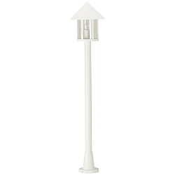 Padverlichting TYPE NO 4126 rond E27 IP44, wit mat dimbaar
