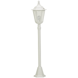 Padverlichting TYPE NO 4142 1-vlams, hoekig E27 IP23, wit dimbaar