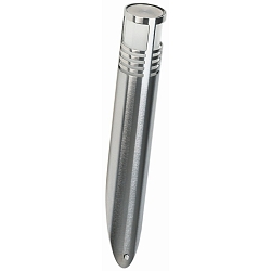 Buitenspot TYPE NO 0204 cilindrisch G9 IP44, rvs mat dimbaar