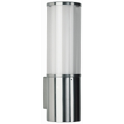 Wandarmatuur voor buitenshuis TYPE NO 0309 up, cilindrisch E27 IP44, rvs dimbaar