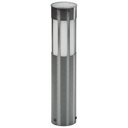Sokkelarmatuur TYPE NO 0505 cilindrisch E27 IP44, rvs dimbaar