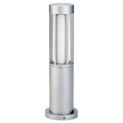 Sokkelarmatuur TYPE NO 0507 cilindrisch E27 IP44, zilver