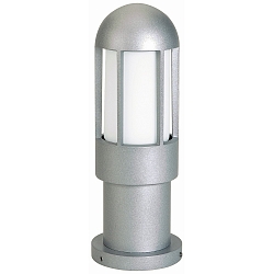 Sokkelarmatuur TYPE NO 0521 cilindrisch E27 IP44, zilver dimbaar