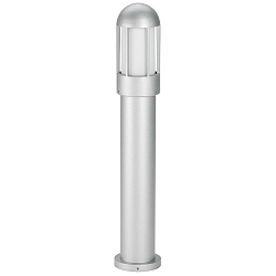 Lichtpaal TYPE NO 2015 cilindrisch E27 IP44, zilver mat dimbaar