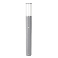 Bollard light Type No. 2269 with motion detector (Type No. 2070), height 90cm, E27 max. 20W,  stainless steel, silver matt