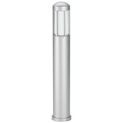 Lichtpaal TYPE NO 2221 cilindrisch E27 IP44, zilver mat dimbaar