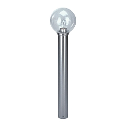 Lichtpaal TYPE NO 2261 rond E27 IP44, rvs mat dimbaar