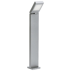 Lichtpaal TYPE NO 2296 hoekig, draaibaar IP44, zilver mat