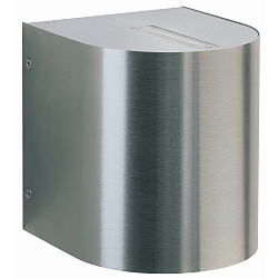 Buitenspot TYPE NO 2403 rond, tweezijdig IP44, rvs mat 