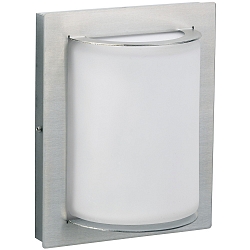 Wand- en plafondarmatuur TYPE NO 6280 E27 IP44, rvs mat dimbaar