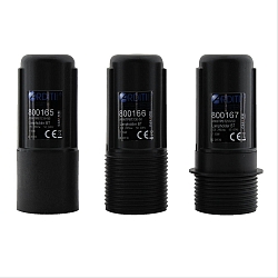 E27 fitting CASAMBI THREADED HOLE / PLAIN SHELL Bluetooth aanstuurbaar, Analoge faseafsnijding dimuitgang, zwart