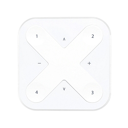 Bluetooth wandcontroller CASAMBI XPRESS 8-voudig, programmeerbaar, op batterijen, wit