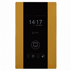 Bluetooth wandcontroller CASAMBI ARCA-ACE BT24 opbouwversie, programmeerbaar, goud mat