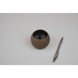 Afstandsbediening CASAMBI LEPUK EVOLUTION rond, met sensor, 4 Kanaal, met batterij, met verlichting, hout licht, zwart