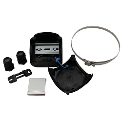 Mast bevestiging POLEBOX (EMPTY BOX FOR CUSTOM USE), zwart