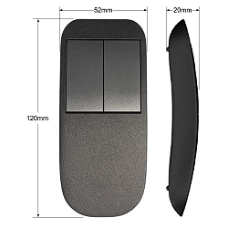 Afstandsbediening CASAMBI RC4EPLBTB ENOCEAN 4-voudig, gesloten, programmeerbaar, zwart mat