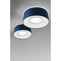 Plafondarmatuur PL VELVET 070 E27 IP20, blauw, wit dimbaar