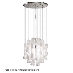Pendelarmatuur SP AURA 45 E27 IP20, chroom, helder dimbaar