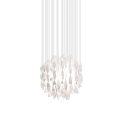 Pendelarmatuur SP AURA 60 E27 IP20, chroom, wit dimbaar