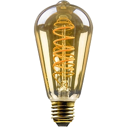 Filamentlamp ST64 E27 4,8W 380lm 2200K 300� dimbaar