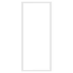 Blulaxa Recessed Mounting frame for LED Panel, 29.5 x 119.5cm
