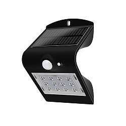 Solar lamp met batterij IP65, zwart dimbaar