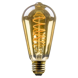 Lichtbron Edison peervorm ST64 schakelbaar E27 5W 250lm 1800K 300� CRI > 80 
