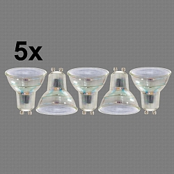 Reflectorlamp GU10 set van 5 GU10 4W 345lm 2700K 36� CRI > 80 