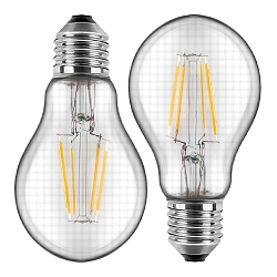 LED gloeilamp set van 2 E27 4,5W 470lm 2700K 300� CRI > 80 