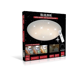 wall and ceiling luminaire AINA-XL 55 CCT Switch, with remote control IP20, dimmable