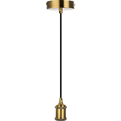 Pendelarmatuur E27 IP20, brons 