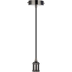 Pendelarmatuur E27 IP20, zwart 