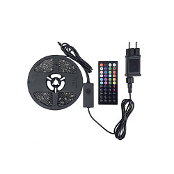 LED stripe 5M PU COATED IP44 & REMOTE set van 2, RGB, met afstandsbediening