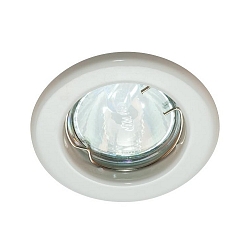 Downlight rond, stijf GX5,3 IP20, wit dimbaar