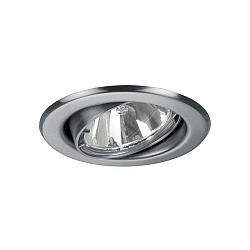 Downlight rond, draaibaar GX5,3 IP20, chroom mat dimbaar