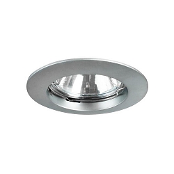 Downlight stijf GX5,3 IP20, chroom mat dimbaar