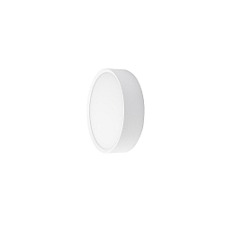 Wandarmatuur voor buitenshuis EYE rond, CCT Switch, slagvast IP65, wit mat 