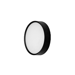 Wandarmatuur voor buitenshuis EYE rond, CCT Switch, slagvast IP65, zwart mat 