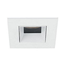 Plafondinbouwarmatuur ALTERO-S hoekig, direct IP44, wit dimbaar