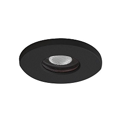 Spot zonder reflector, zwart, transparant 