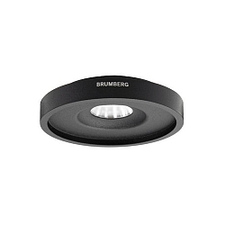 Downlight TUBIC rond, ingebouwde versie, direct / indirect IP20, zwart mat dimbaar