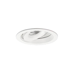 Plafondinbouwarmatuur KAMUTA draaibaar, roteerbaar, direct IP20, transparant, wit dimbaar