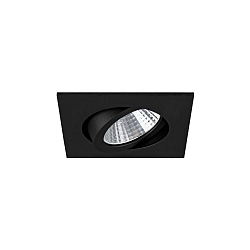 Inbouwarmatuur LAKIL-S draaibaar, voor BAP, Dim-To-Warm IP20, aluminium mat dimbaar 6W 460lm 1800 - 3000K 38� 38� CRI >80
