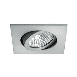 Inbouwarmatuur LAKIL-S draaibaar, voor BAP, Dim-To-Warm IP20, aluminium mat dimbaar 6W 460lm 1800 - 3000K 38� 38� CRI >80